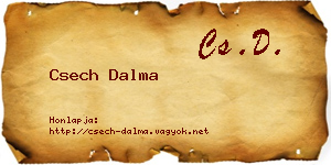 Csech Dalma névjegykártya